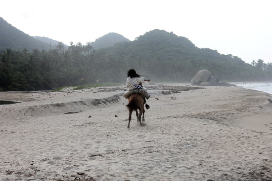 Ein Indigena des Stammes der Kogi