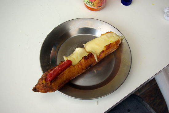 Platano con Queso....Kochbanane mit Käse und Guave