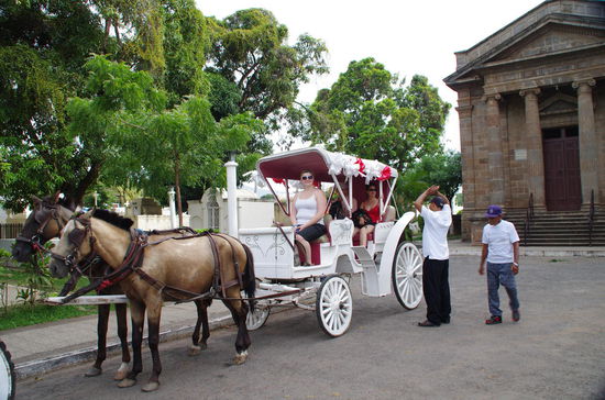 Kutschenfahrt durch Granada...