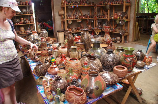 Typische Keramik in San Juan del Oriente