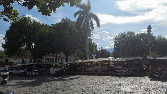 Plaza Mayor im Gegenlicht...