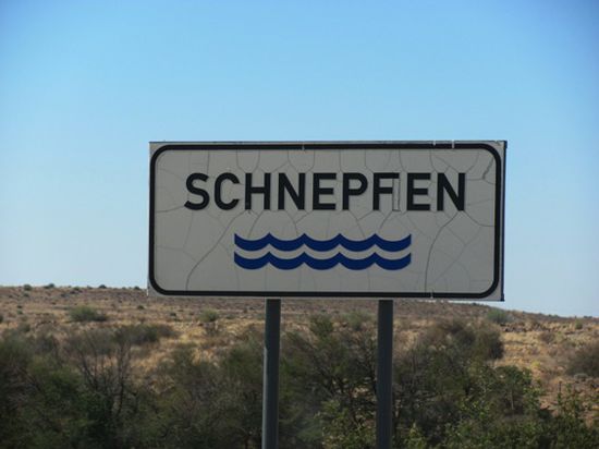 Orte heißen hier heute noch Lüderitz, Bismarck oder Krönlein - Flüsse Schnepfen, Kaiserkrone oder Buchholzbrunn...