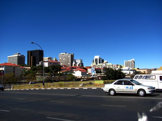 Die "Skyline" von Windhoek - Namibias Hauptstadt!