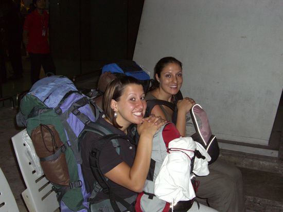 Direkt nach der Landung in Bangkok