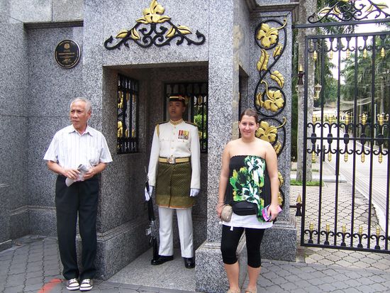 Die wachen vor dem Königspalast