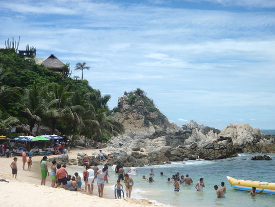 Einer der vielen Strände! Dieser wurde hauptsächlich von Mexikanern (und uns) genutzt...