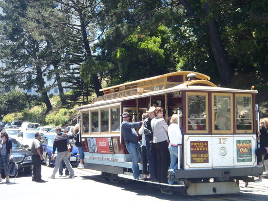 Cable Car...die hatte ich mir irgendwie größer vorgestellt!