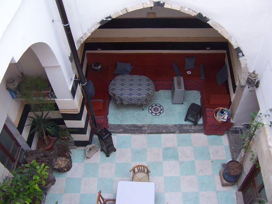 Der Innenhof von Beit al Salam - Haus des Friedens!