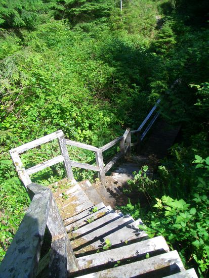 Der Boardwalk nach der Saeuberung