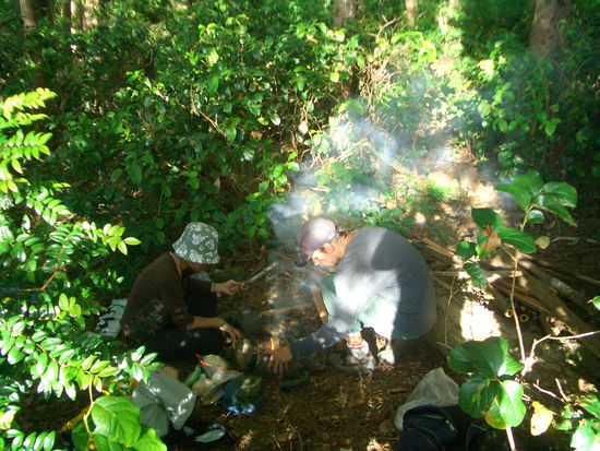 Das Raeuchern beginnt