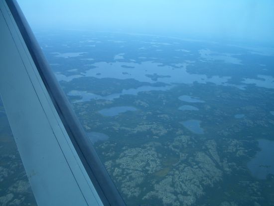 So sieht die Landschaft von oben aus!