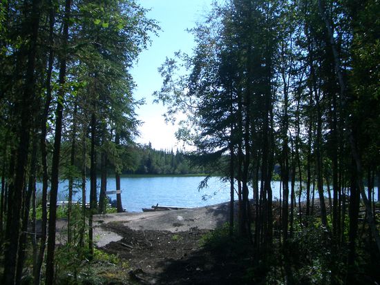 Auf dem Weg zum Wasser