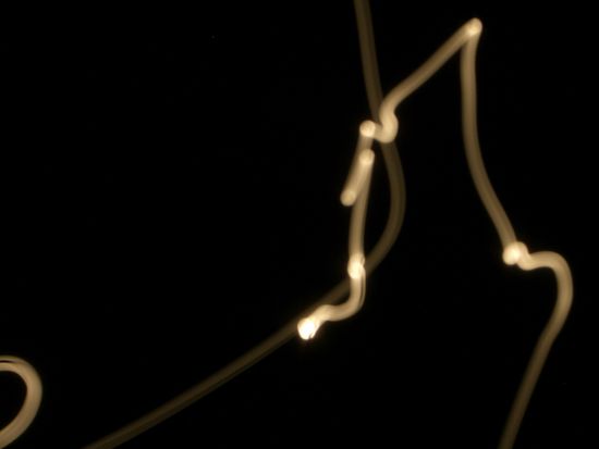 Spiel mit dem Vollmond von meinem Bett aus