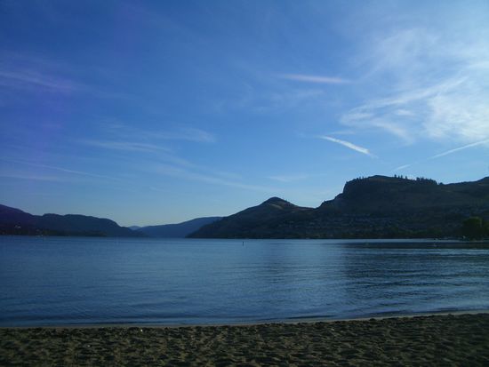 Okanagan Lake von Vernon aus gesehen