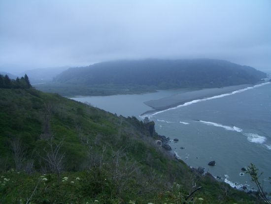 Klamath Mouth, sah so aus als koennte man passieren, aber wir wollten nichts riskieren