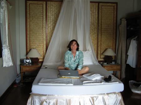 in unserem Bungalow