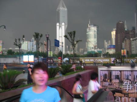 Unwetter ueber der City
