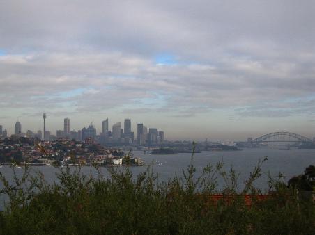 sydney skyline links und coathanger rechts