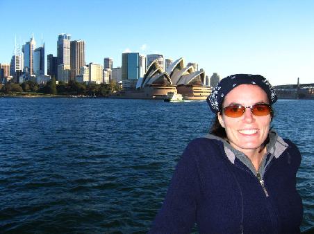 Sydnys Skyline mit Opernhaus