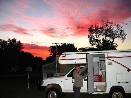 Sonnenuntergangsstimmung in Red Rocks