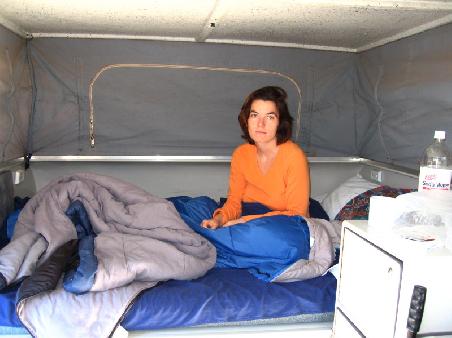 Sandra mit Erkaeltung
