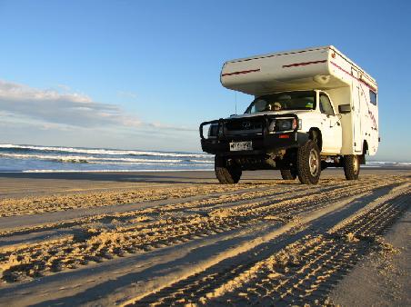 Fahren am Strand auf Fraser Island