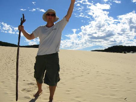 Wanderung zu Lake Wabby, Fraser Island