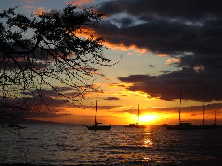 Sonnenuntergang, Lahaina, Maui