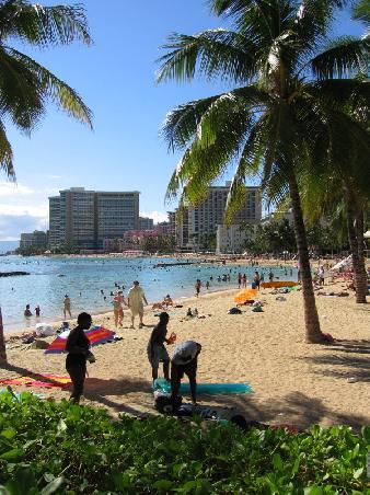 Waikiki Beach, Ohao