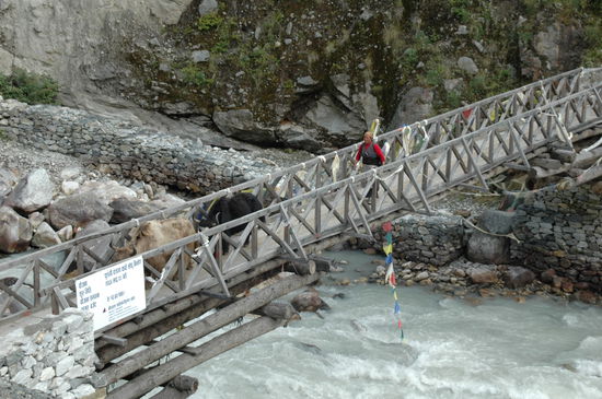 .............über diese wunderbare Brücke gehen