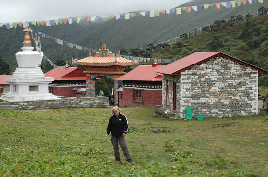 Endlich angekommen in Thengboche