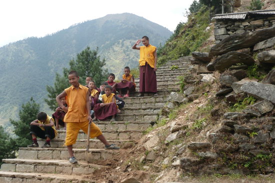 Das sind nicht die Mönche von Thengboche.