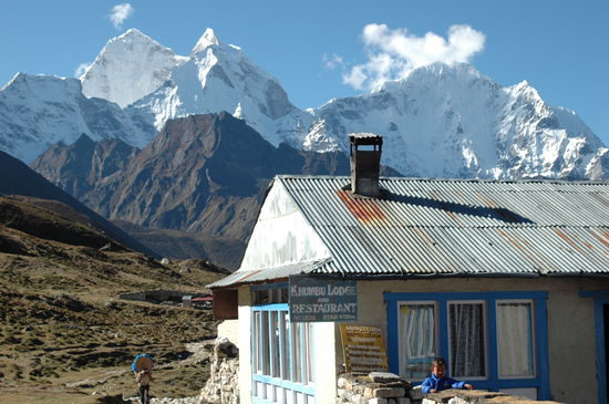 Die Lodge in Pheriche, sehr herzliche Leute und der Inhaber war schon auf dem Everest