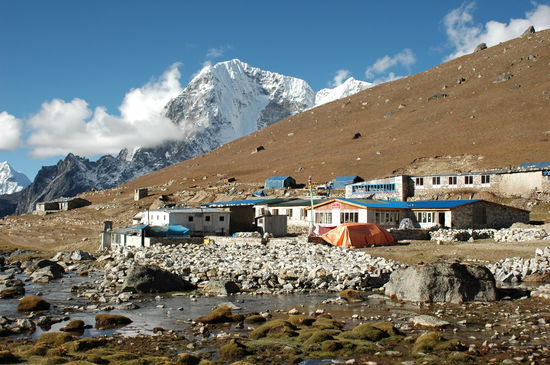 Am Morgen in Lobuche