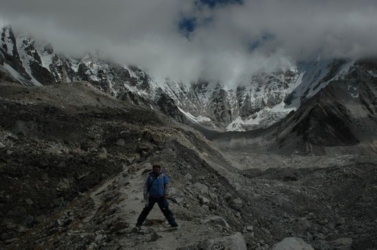 Auf der Seiten Moräne
