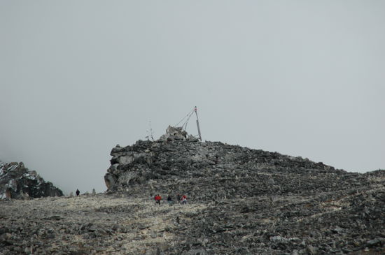 Der Gipfel, leider ohne meine Anwesenheit