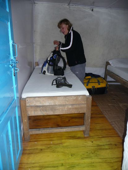 Mehr gibt es nicht im Zimmer