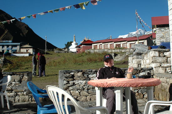 Und bei diesem Hintergrund frühstücken ist doch mal was. Oder?