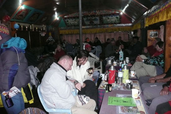 Am Abend im Dinner Room
ist immer was los