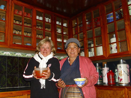 Die nette Wirtin in Namsche