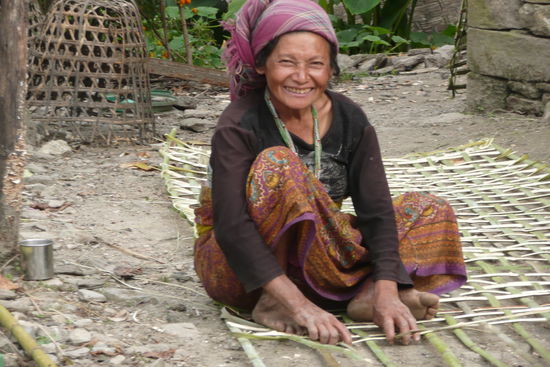 Sehr nette Frau unterwegs