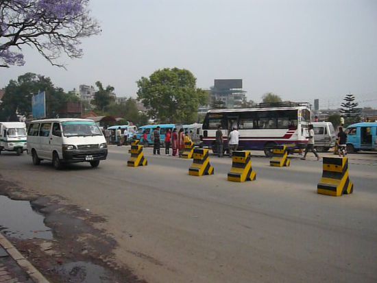 Buspark in Kathmandu