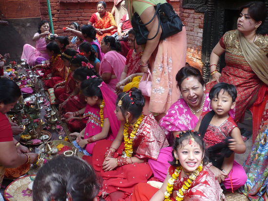 Eine Kumari wird gewählt