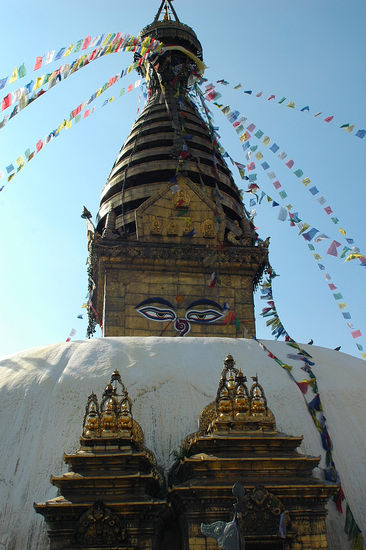Buddhas Augen sehen alles