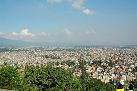 Blick auf Kathmandu