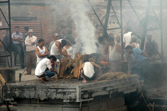 Verbrennung eines Toten