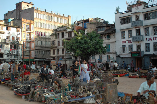 Basantapur Platz..........Touristentreffpunkt