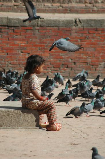 So idyllisch, wie hier in Patan, habe ich Indien selten erlebt