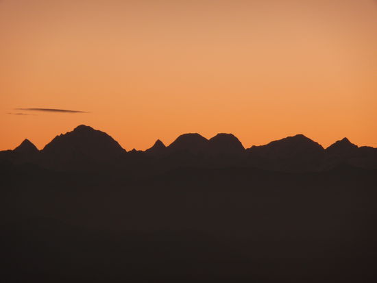 Sonnenuntergang in Nargakot