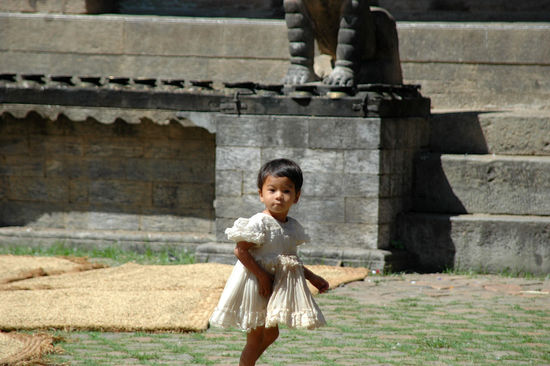 Die Kleine war auch mit von der Partie, hat aber ihre Reisweihe schon hinter sich